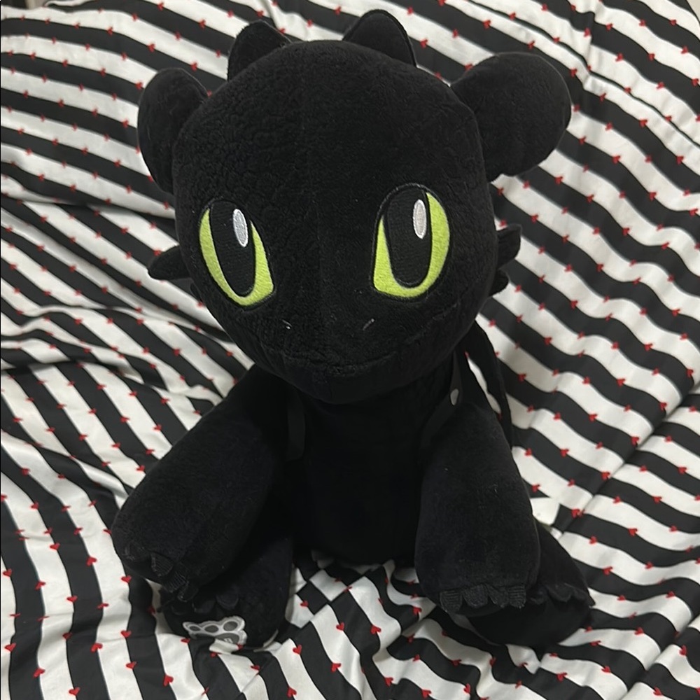 2021 Build-A-Bear Dreamworks Dragons Toothless Plush Toy